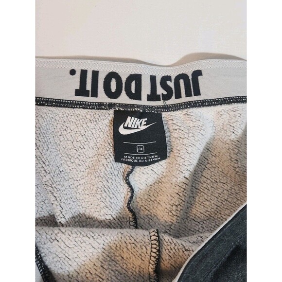 Nike Men's 3XL Gray Sweatpants Drawstring Pockets Just Do It - Picture 4 of 9